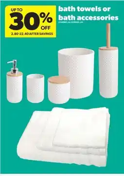 Real Canadian Superstore BATH TOWELS OR BATH ACCESSORIES offer