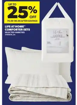 Real Canadian Superstore LIFE AT HOME COMFORTER SETS offer