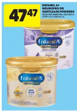 Real Canadian Superstore ENFAMIL A + NEUROPRO OR GENTLEASE POWDERS, 553/587 offer