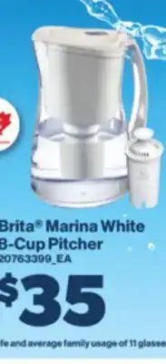 Real Canadian Superstore BRITA MARINA WHITE 8-CUP PITCHER offer