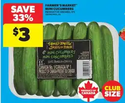 Real Canadian Superstore FARMER'S MARKET MINI CUCUMBERS, 11'S offer