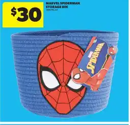 Real Canadian Superstore MARVEL SPIDERMAN STORAGE BIN offer