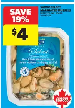 Real Canadian Superstore SARDO SELECT MARINATED MUSSELS, 250 ML offer