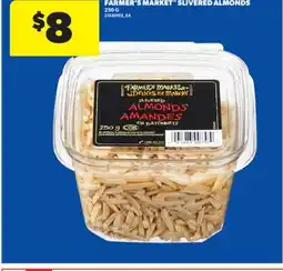 Real Canadian Superstore FARMER'S MARKET SLIVERED ALMONDS, 250 G offer