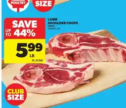 Real Canadian Superstore LAMB SHOULDER CHOPS offer