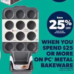 Real Canadian Superstore PC METAL BAKEWARE offer