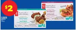 Real Canadian Superstore PC SMOKED OYSTERS OR MUSSELS, 85 G offer