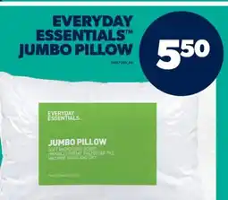Real Canadian Superstore EVERYDAY ESSENTIALS JUMBO PILLOW offer