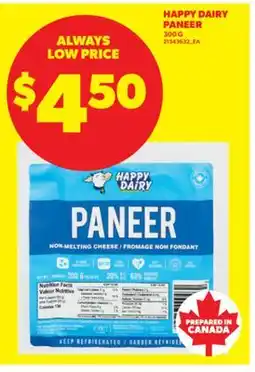 Real Canadian Superstore HAPPY DAIRY PANEER, 300 G offer
