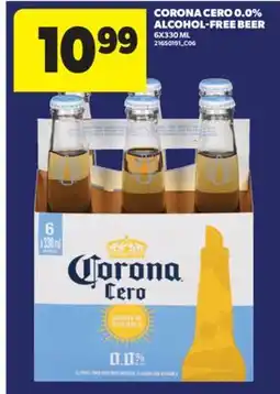 Real Canadian Superstore CORONA CERO 0.0% ALCOHOL-FREE BEER, 6X330 ML offer
