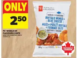 Real Canadian Superstore PC WORLD OF FLAVOURS CHIPS, 200 G offer