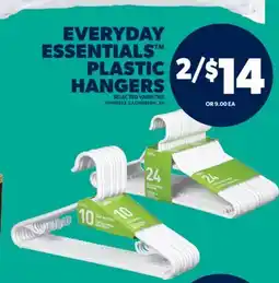 Real Canadian Superstore EVERYDAY ESSENTIALS PLASTIC HANGERS offer