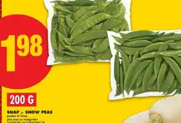 No Frills SNAP OR SNOW PEAS, 200 G offer