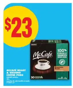 No Frills MCCAFÉ ROAST & GROUND COFFEE PODS, 30' S offer