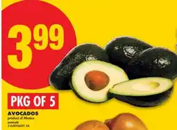 No Frills AVOCADOS, PKG OF 5 offer