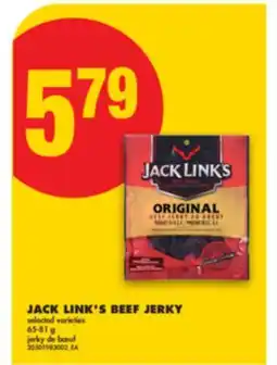 No Frills JACK LINK'S BEEF JERKY, 65-81 G offer