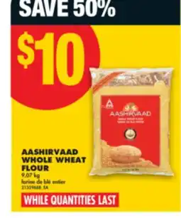 No Frills AASHIRVAAD WHOLE WHEAT FLOUR, 9.07 kg offer