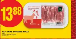 No Frills T & T LAMB SHOULDER ROLLS, 340 g offer