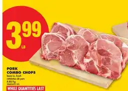 No Frills PORK COMBO CHOPS offer