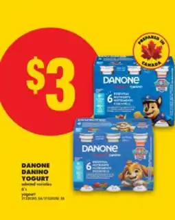 No Frills DANONE DANINO YOGURT, 6'S offer