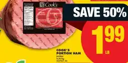 No Frills COOK'S PORTION HAM offer