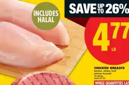 No Frills CHICKEN BREASTS offer
