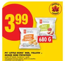 No Frills PC LITTLE GEMS RED, YELLOW or MIXED MINI POTATOES, 680 G offer
