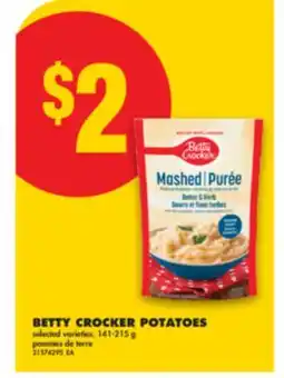 No Frills BETTY CROCKER POTATOES, 141-215 G offer
