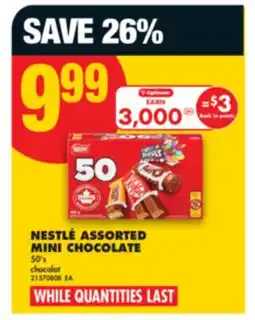 No Frills NESTLÉ ASSORTED MINI CHOCOLATE 50' S offer