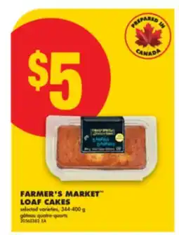 No Frills FARMER'S MARKET LOAF CAKES, 344-400 g offer