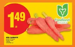 No Frills RED CARROTS offer
