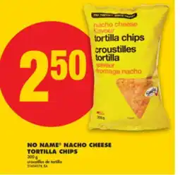 No Frills NO NAME NACHO CHEESE TORTILLA CHIPS 200 G offer