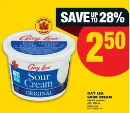 No Frills GAY LEA SOUR CREAM, 425/500 ML offer