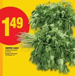 No Frills METHI LEAF offer