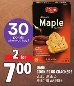 Metro DARE COOKIES OR CRACKERS offer
