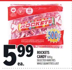 Metro ROCKETS CANDY offer