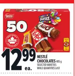 Metro NESTLÉ CHOCOLATES offer