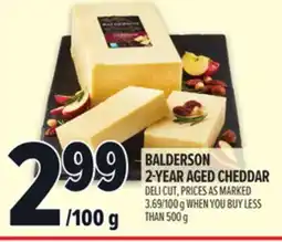 Metro BALDERSON 2-YEAR AGED CHEDDAR offer