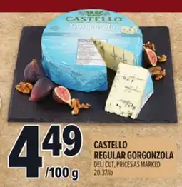 Metro CASTELLO REGULAR GORGONZOLA offer