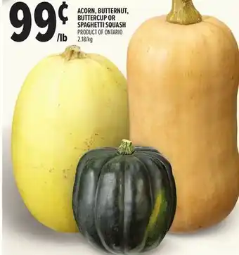 Metro ACORN, BUTTERNUT, BUTTERCUP OR SPAGHETTI SQUASH offer
