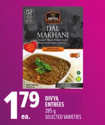 Metro DIVYA ENTRÉES offer