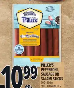 Metro PILLER'S PEPPERONI, SAUSAGE OR SALAMI STICKS offer