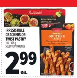 Metro IRRESISTIBLE CRACKERS OR TWIST PASTRY offer
