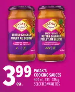 Metro PATAK'S COOKING SAUCES offer