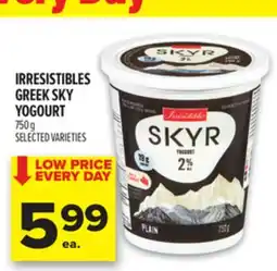 Metro IRRESISTIBLES GREEK SKY YOGOURT offer