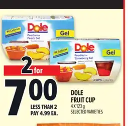 Metro DOLE FRUIT CUP offer