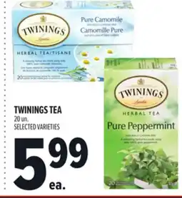 Metro TWININGS TEA offer