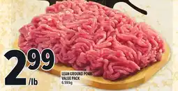 Metro LEAN GROUND PORK VALUE PACK offer