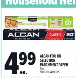 Metro ALCAN FOIL OR SELECTION PARCHMENT PAPER offer
