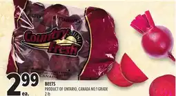 Metro COUNTRY FRESH BEETS offer
